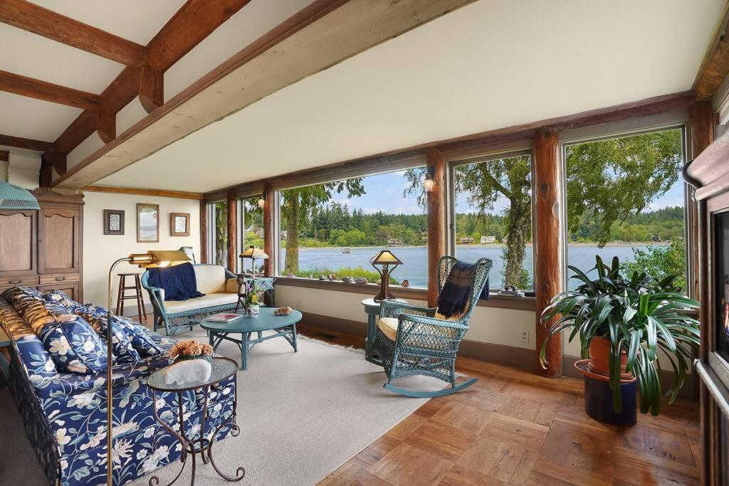 Murden Cove Waterfront Retreat: 3Br Oasis & Kayaks Villa Bainbridge Island Buitenkant foto